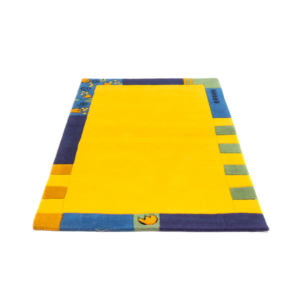 Tapis moderne - 160 x 90 cm - jaune