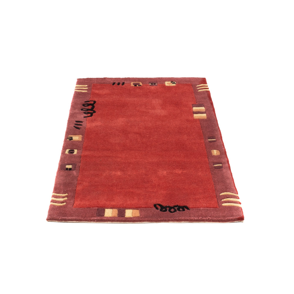 Tapis moderne - 140 x 70 cm - rouge