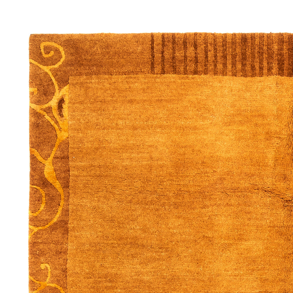 Tapis Népalais carré  - 207 x 199 cm - rouille