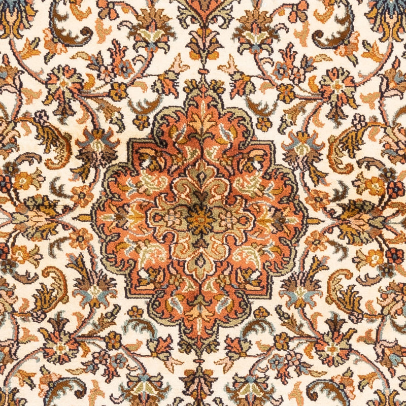 Tapis en soie - Soie du Cachemire - 149 x 95 cm - beige