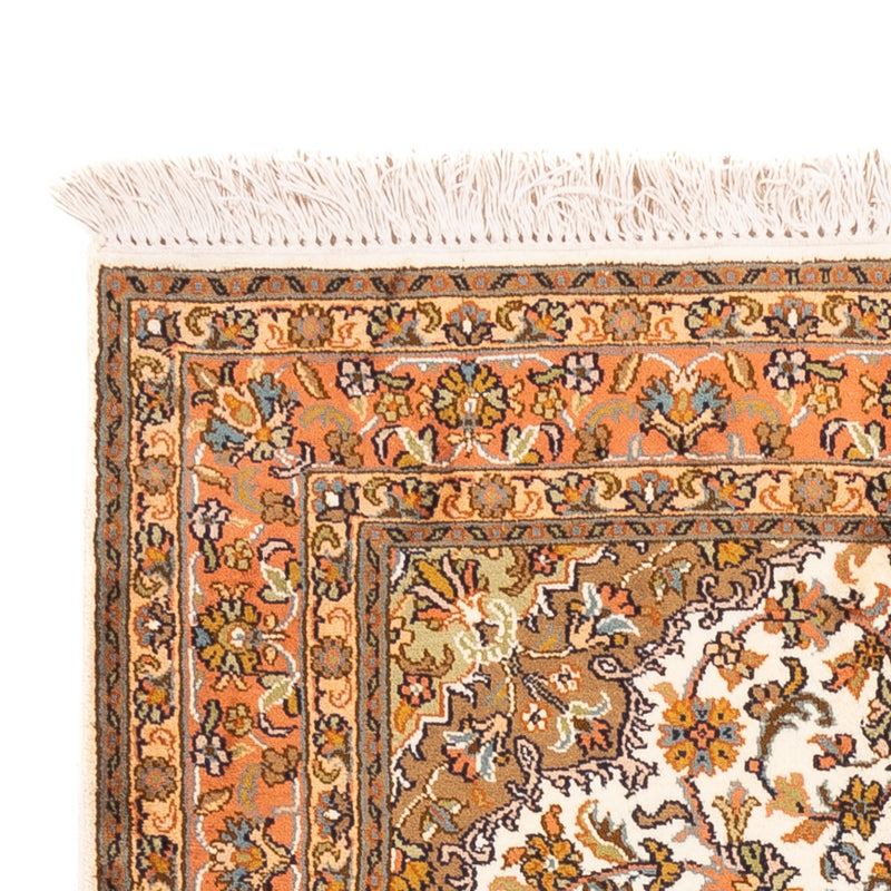 Tapis en soie - Soie du Cachemire - 149 x 95 cm - beige