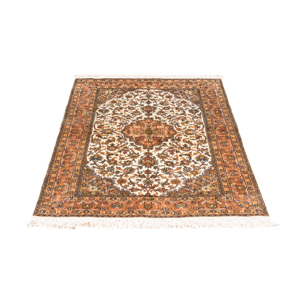 Tapis en soie - Soie du Cachemire - 149 x 95 cm - beige