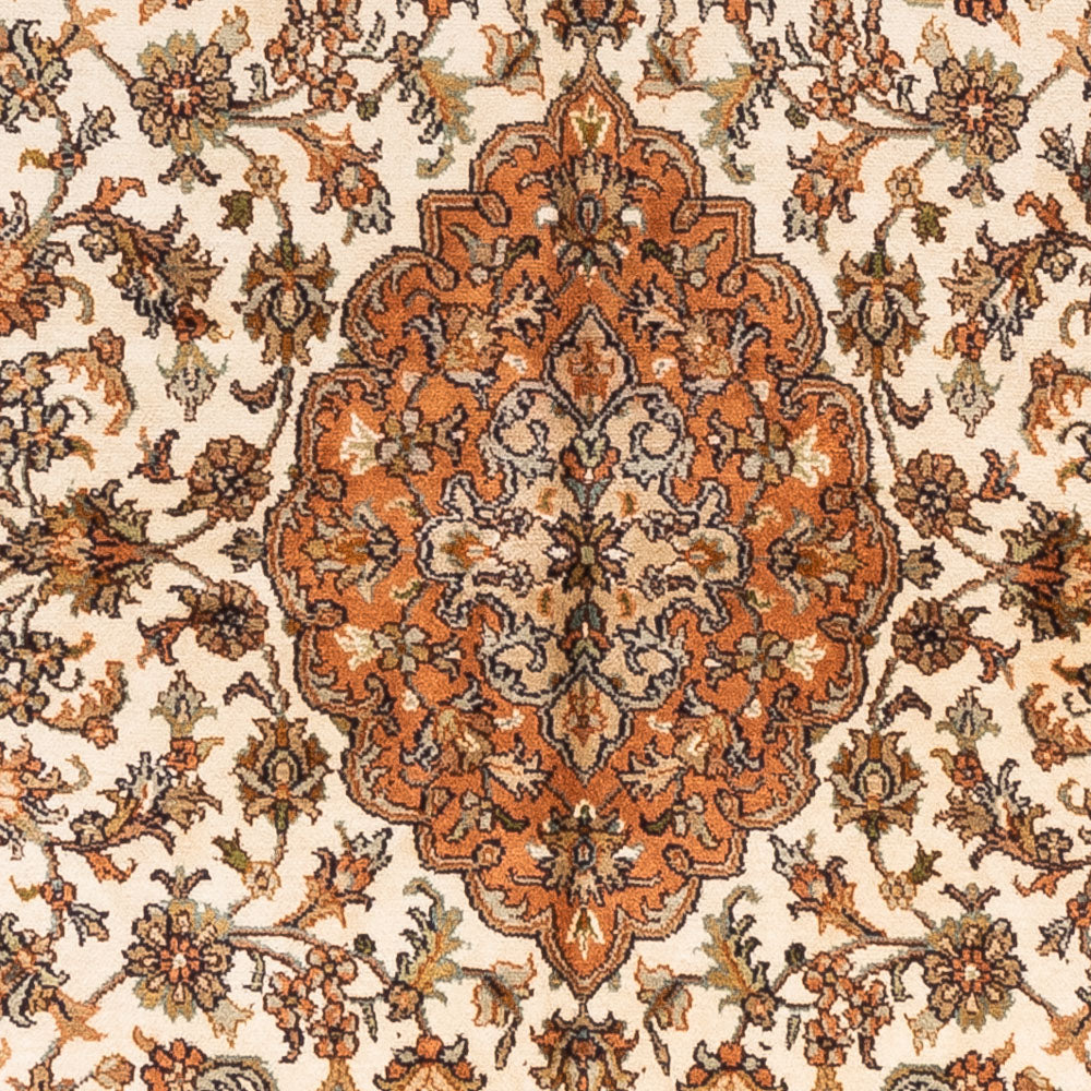 Tapis en soie - Soie du Cachemire - 168 x 95 cm - beige