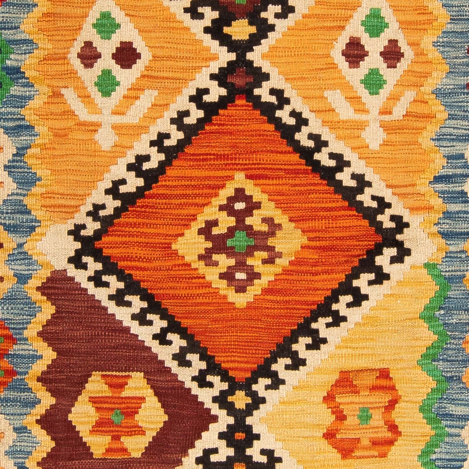 Tapis Kelim - Splash - 178 x 127 cm - multicolore