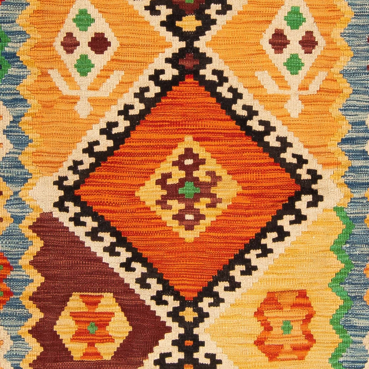 Tapis Kelim - Splash - 178 x 127 cm - multicolore