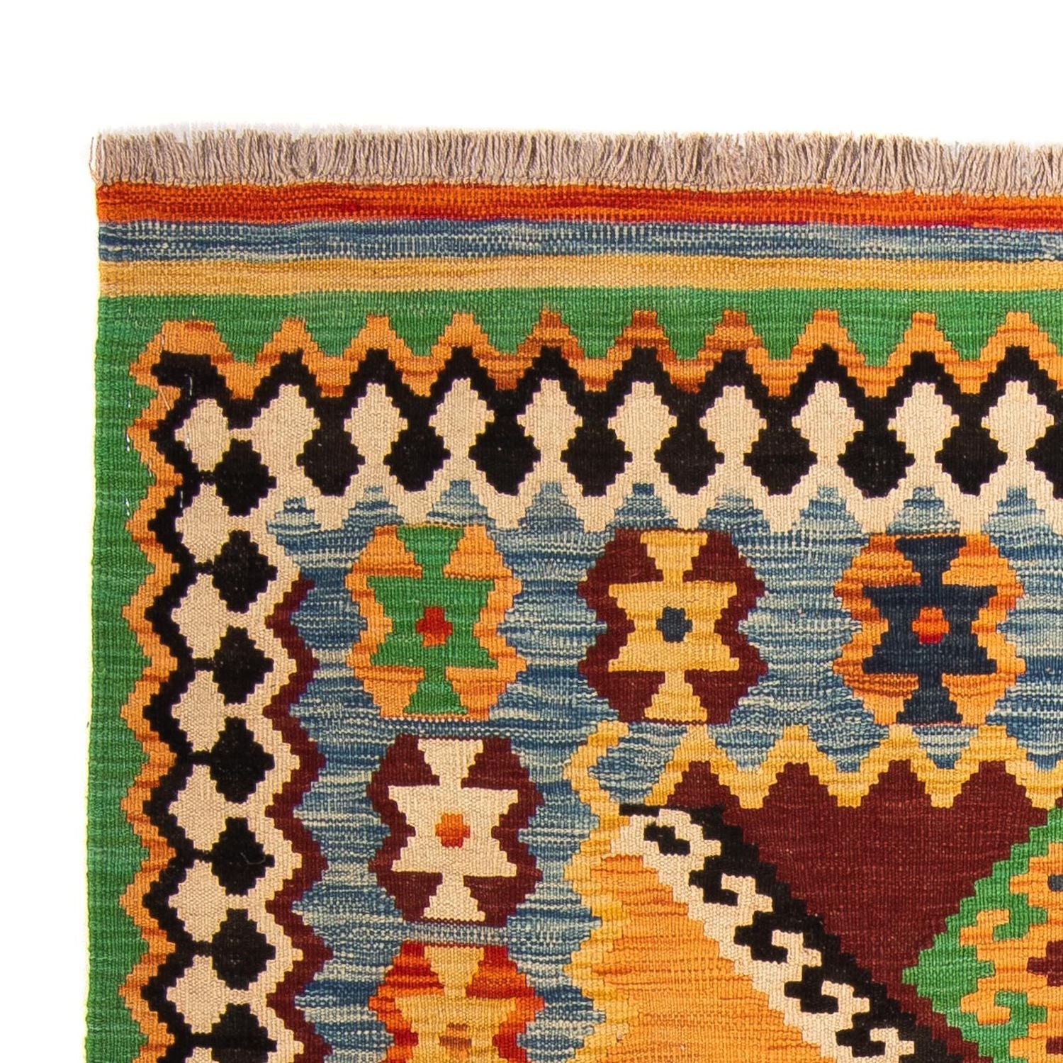 Tapis Kelim - Splash - 178 x 127 cm - multicolore