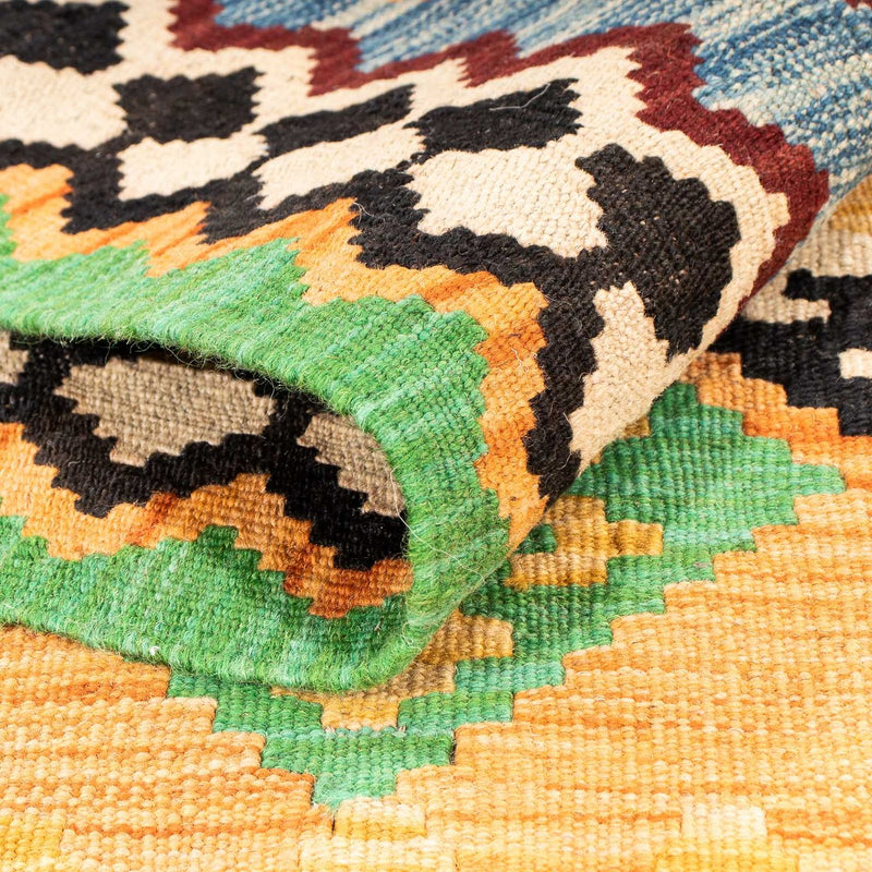 Tapis Kelim - Splash - 178 x 127 cm - multicolore
