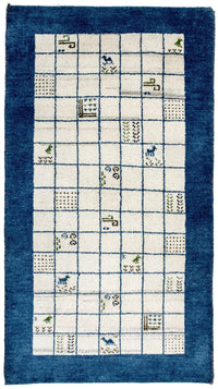 Tapis Gabbeh - Indus - 162 x 92 cm - beige