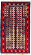 Tapis Belutsch 75x130cm - Tapis oriental - Rectangle / Beige / 75 x 130 cm Rectangle