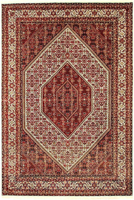 Tapis persan - Bidjar - 246 x 170 cm - rouge