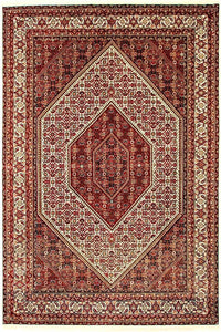 Tapis persan - Bidjar - 246 x 170 cm - rouge