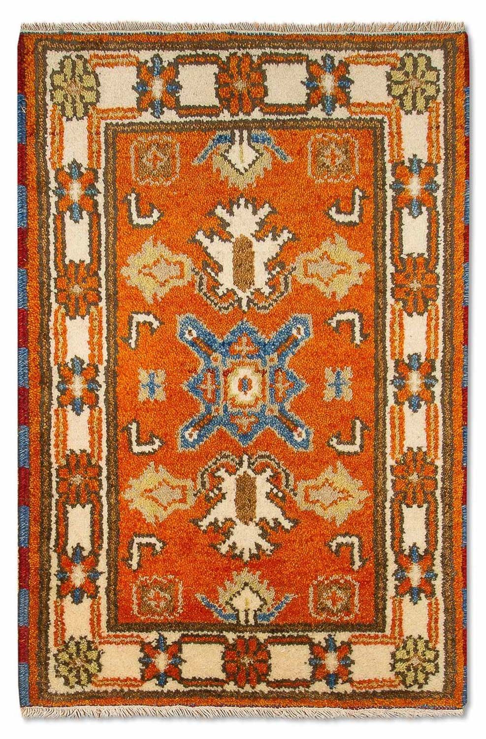 Tapis oriental - 93 x 64 cm - orange