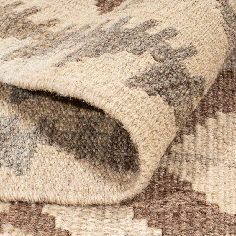 Tapis Kelim - Splash - 193 x 157 cm - naturel