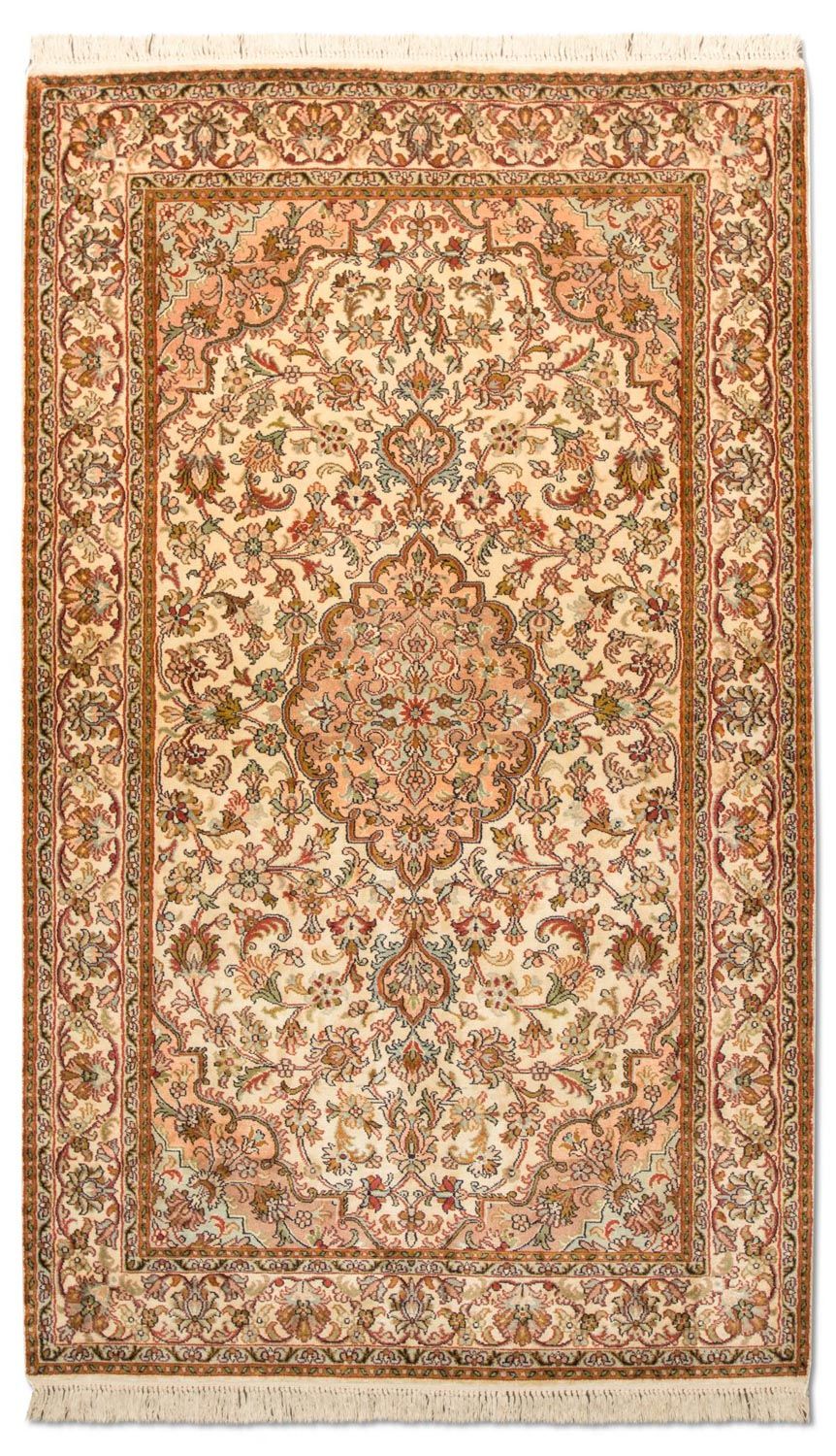 Tapis en soie - Soie du Cachemire - 164 x 94 cm - beige