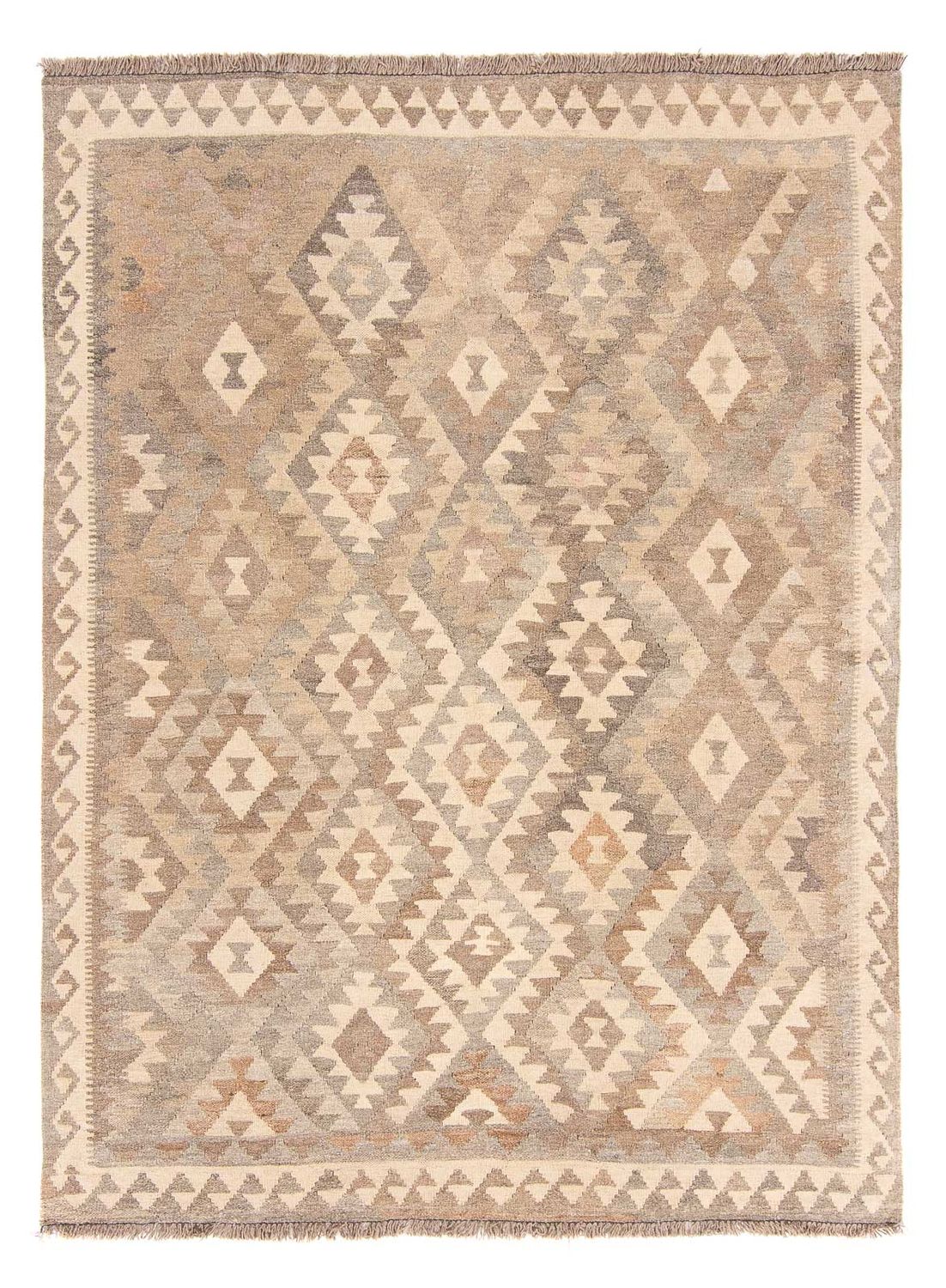 Tapis Kelim - Tendance - 205 x 151 cm - beige