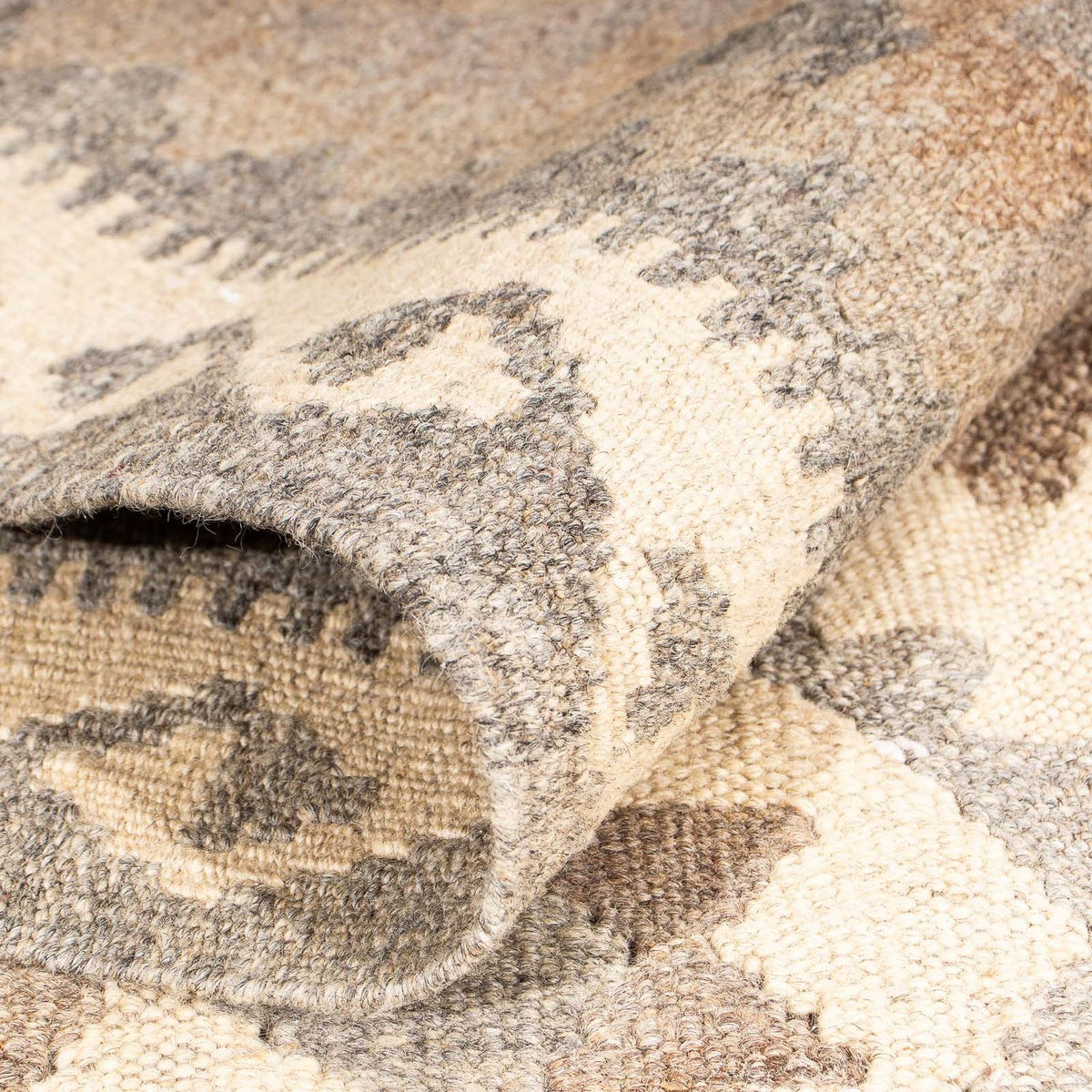 Tapis Kelim - Tendance - 205 x 151 cm - beige