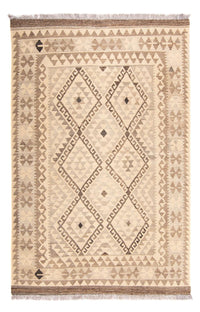 Tapis Kelim - Splash - 190 x 130 cm - beige