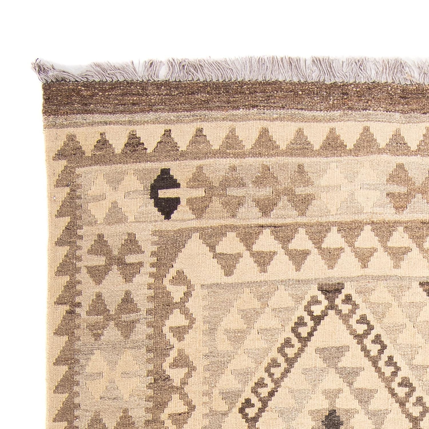 Tapis Kelim - Splash - 190 x 130 cm - beige