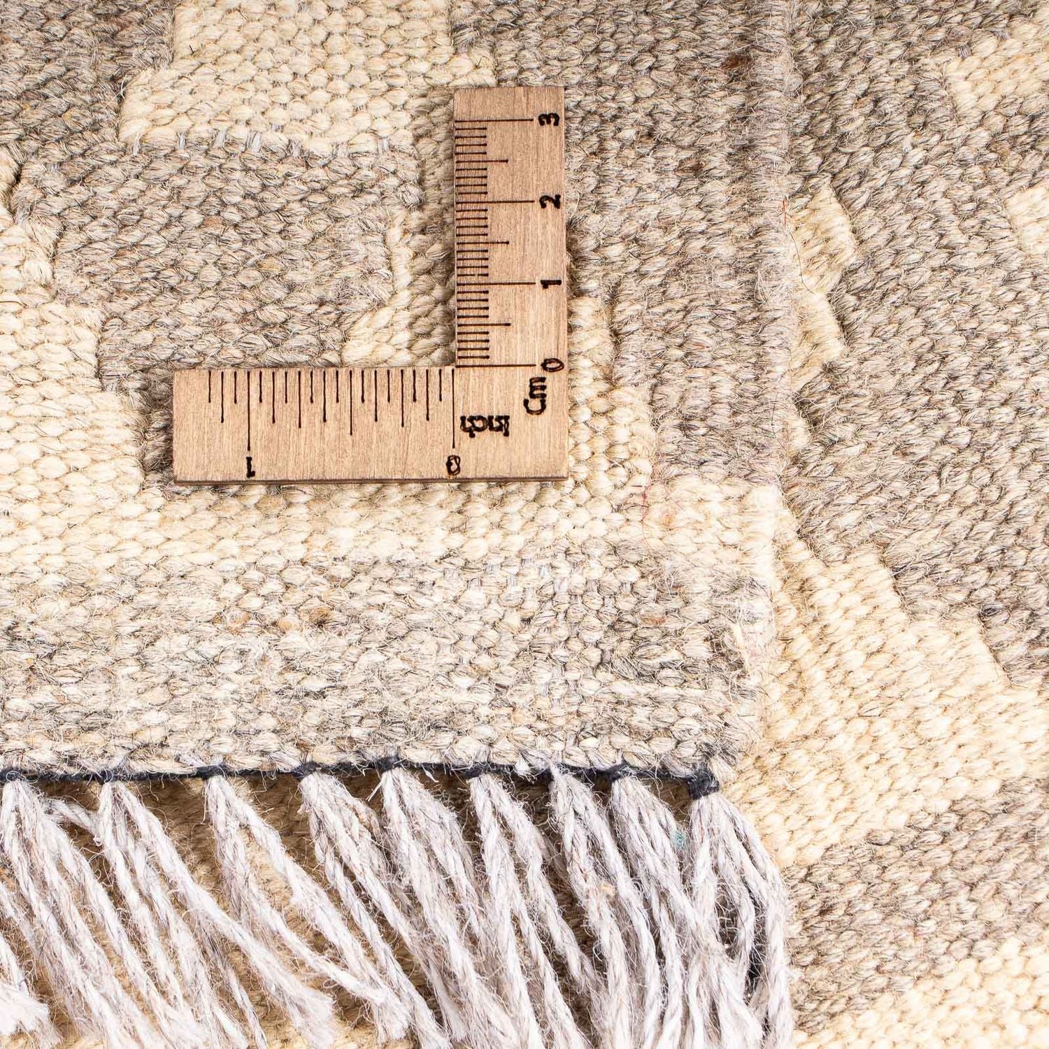 Tapis Kelim - Splash - 182 x 115 cm - beige
