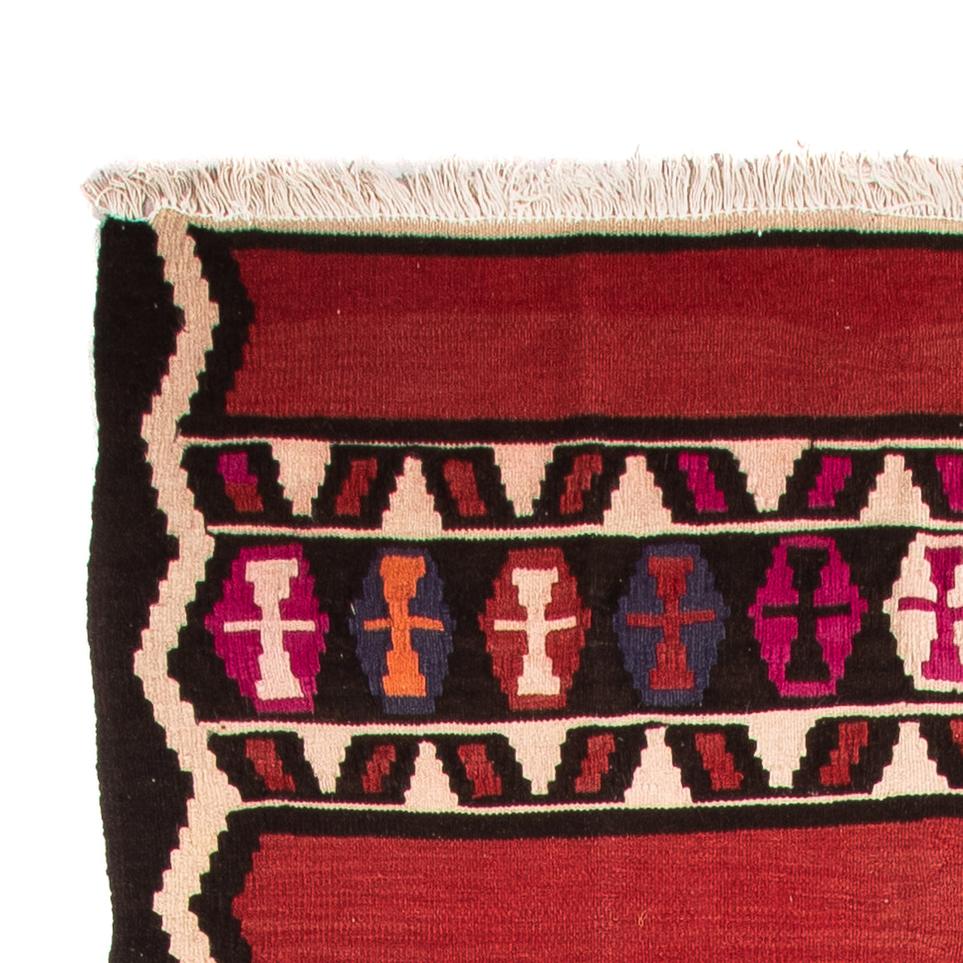 Tapis Kelim ancien / antique Tapis 380x135cm