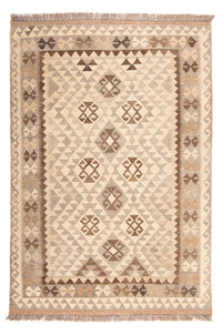 Tapis Kelim - Splash - 175 x 127 cm - beige