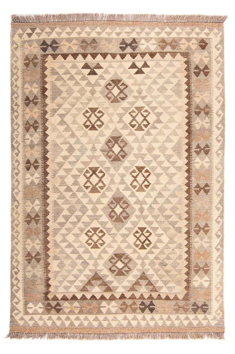 Tapis Kelim - Splash - 175 x 127 cm - beige