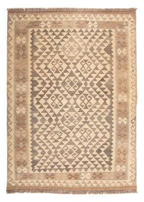 Tapis Kelim - Splash - 174 x 127 cm - marron clair