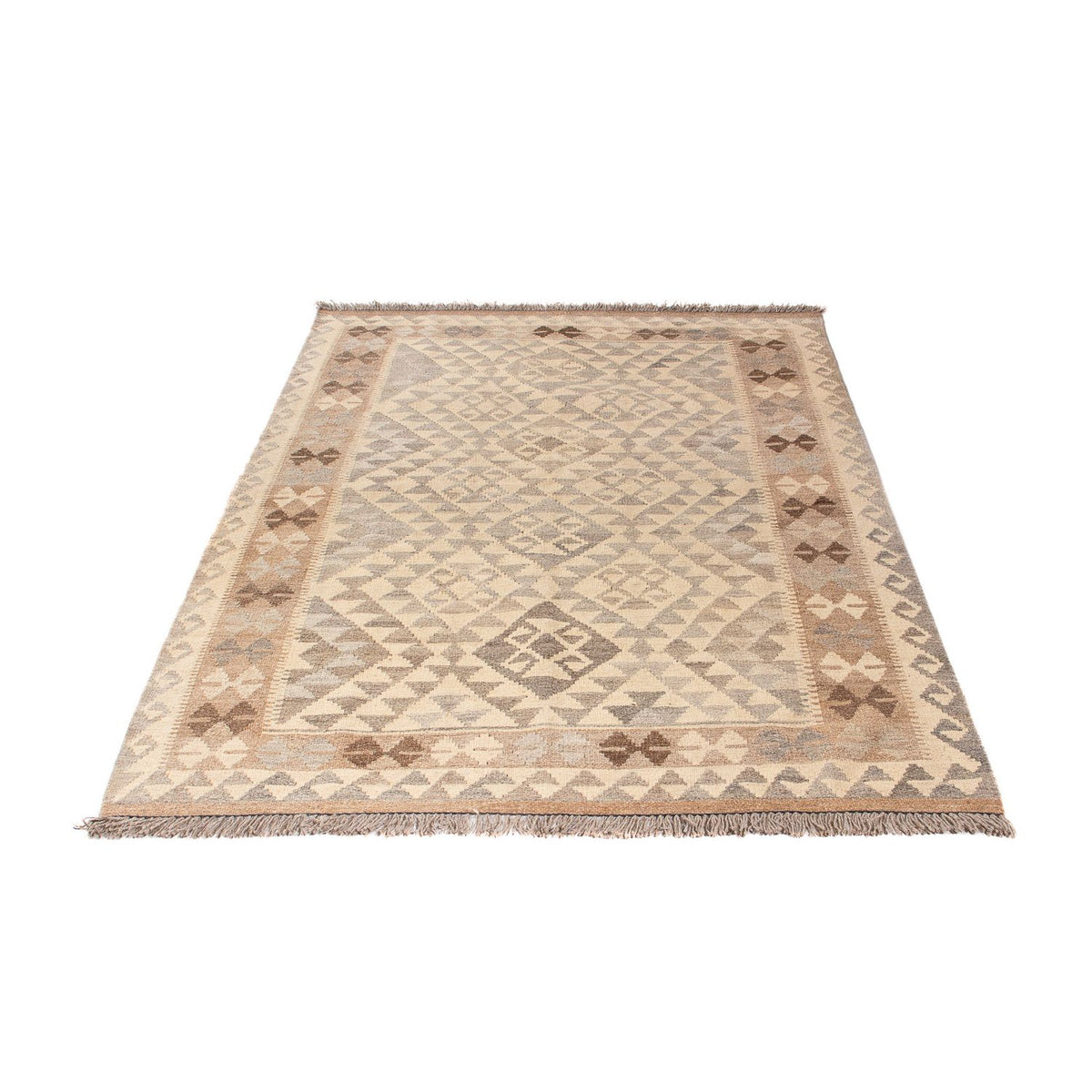 Tapis Kelim - Splash - 173 x 125 cm - beige