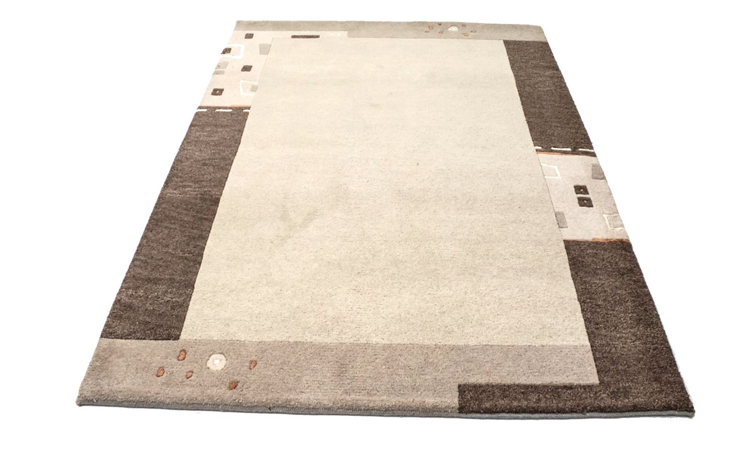 Tapis Népalais - 180 x 125 cm - beige