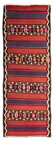Kilim ancien Tapis 380x140cm