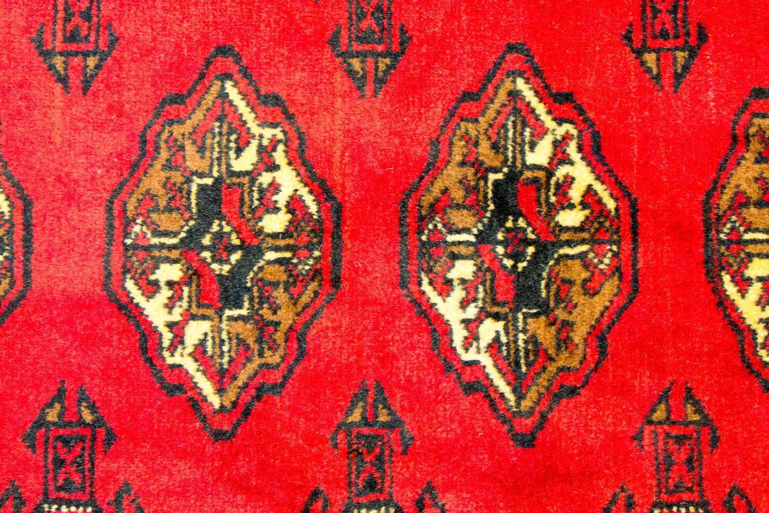 Tapis Turkaman - 146 x 103 cm - rouge