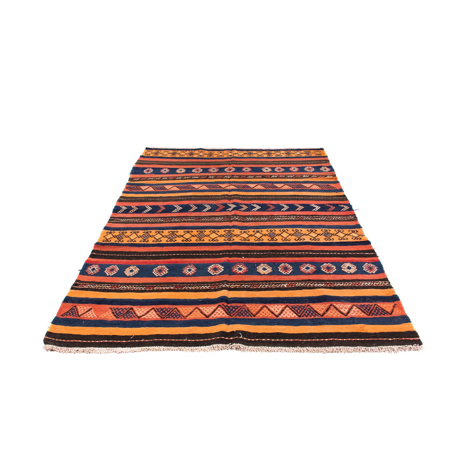 Tapis Kelim - Vieux - 210 x 157 cm - multicolore