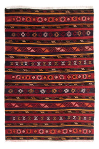 Tapis Kelim - Vieux - 210 x 140 cm - multicolore