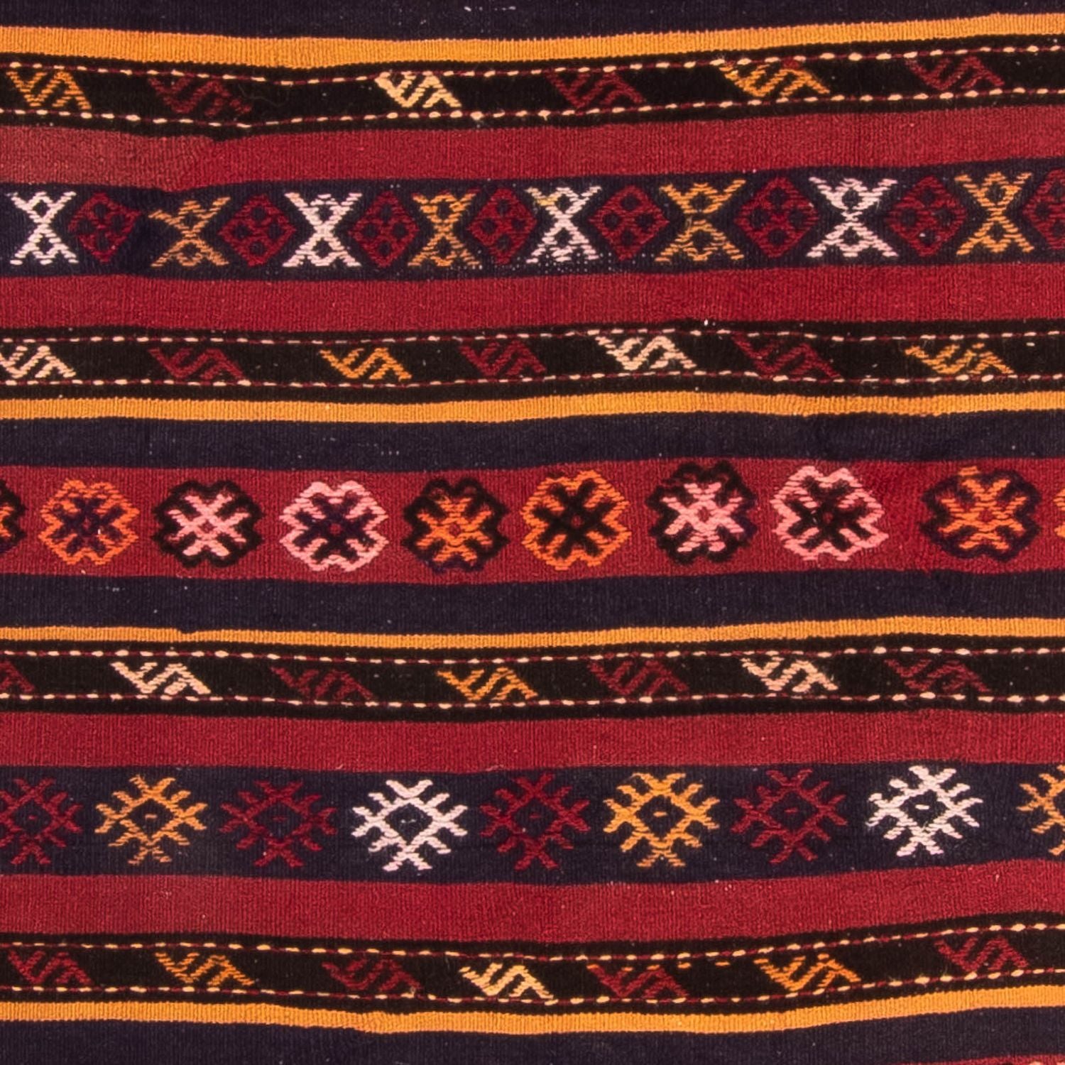 Tapis Kelim - Vieux - 210 x 140 cm - multicolore