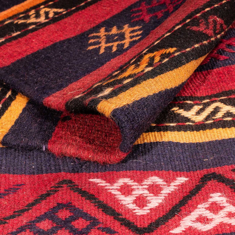 Tapis Kelim - Vieux - 210 x 140 cm - multicolore