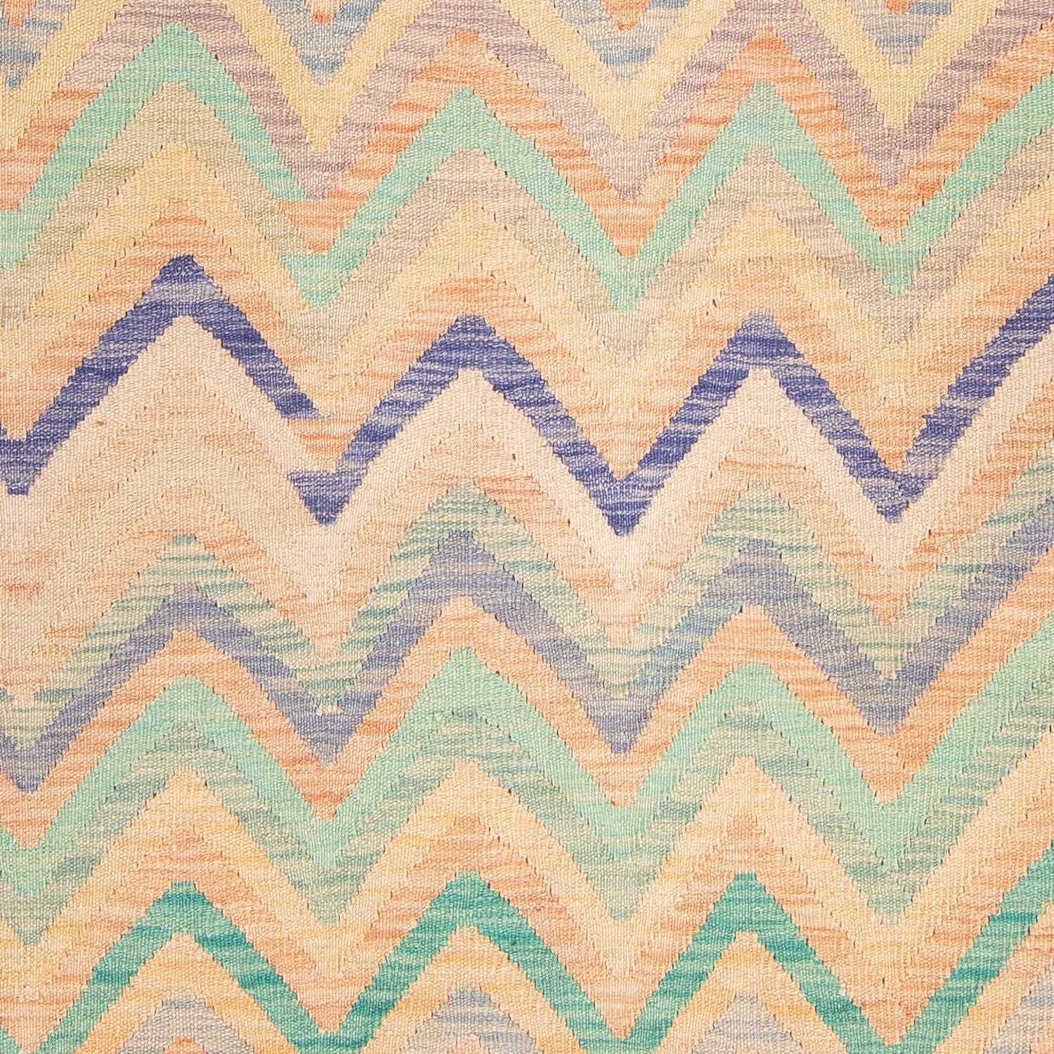 Tapis Kelim - Splash - 203 x 152 cm - multicolore