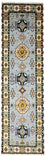 Tapis de couloir Tapis oriental - 300 x 82 cm - bleu clair