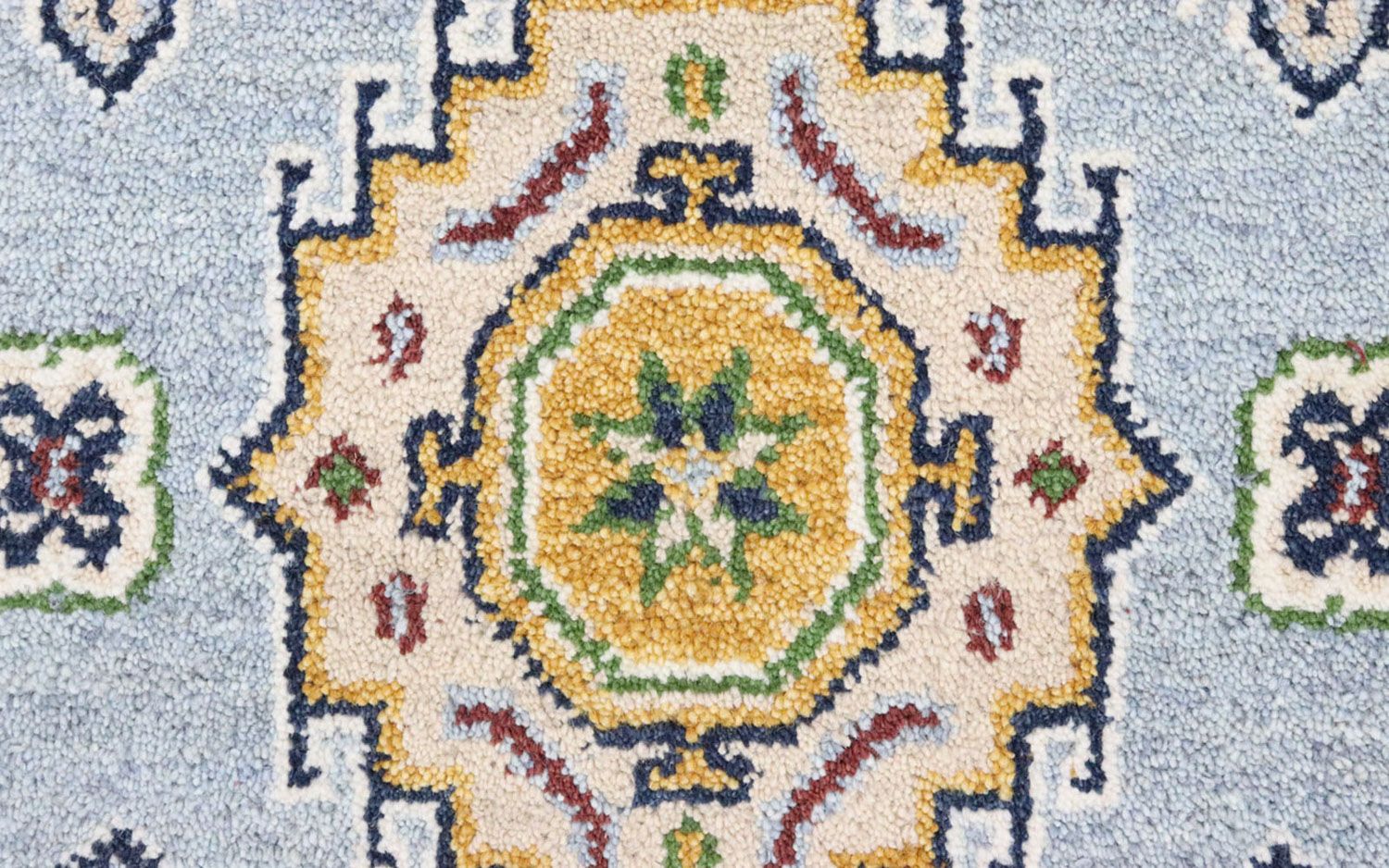 Tapis de couloir Tapis oriental - 300 x 82 cm - bleu clair
