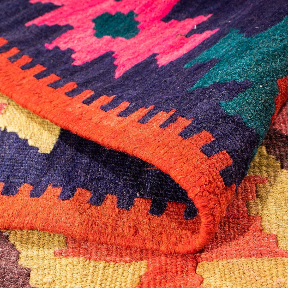 Tapis Kelim - Vieux - 250 x 150 cm - multicolore