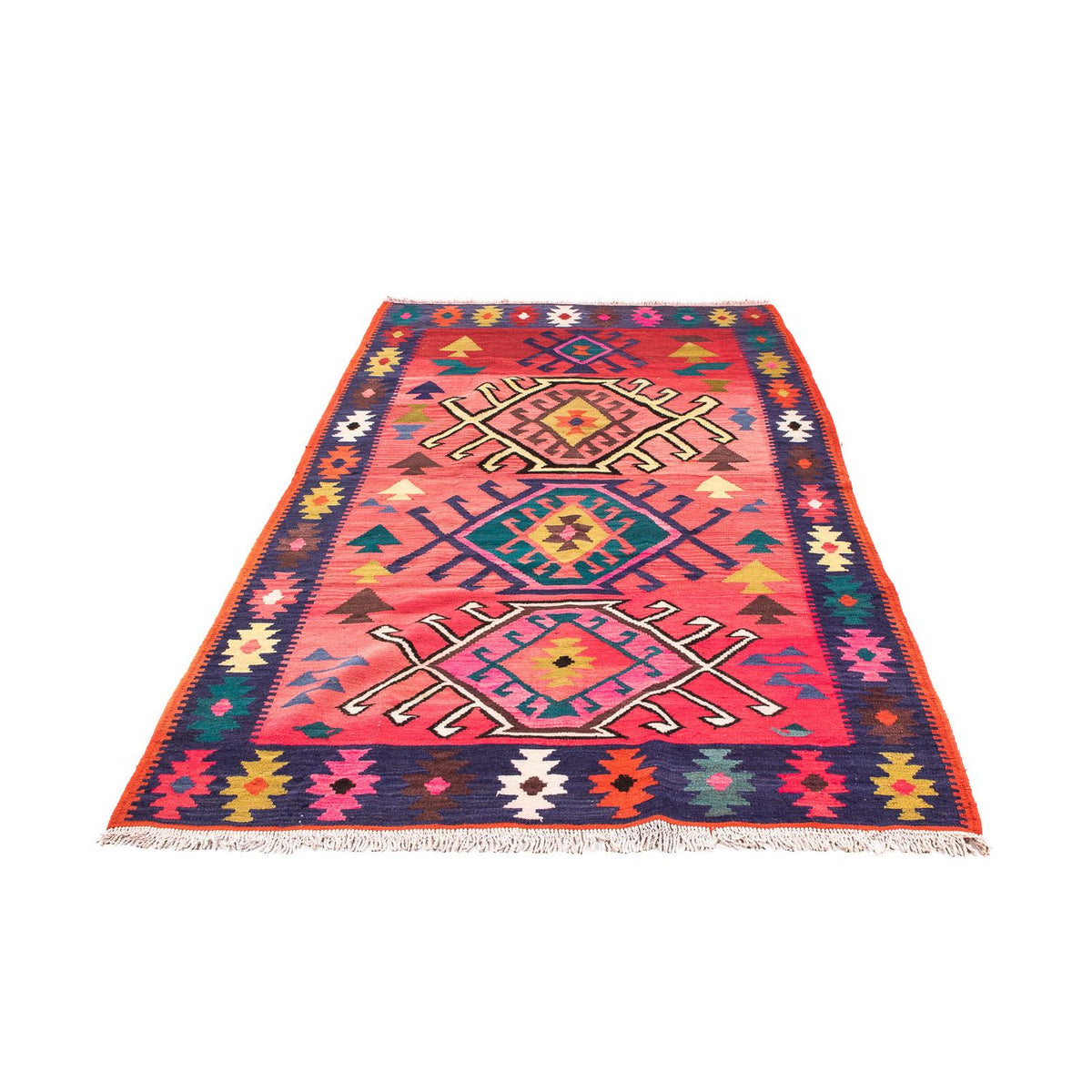 Tapis Kelim - Vieux - 250 x 150 cm - multicolore