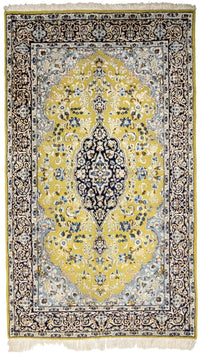 Tapis persan - Nain - Royal - 259 x 151 cm - vert clair