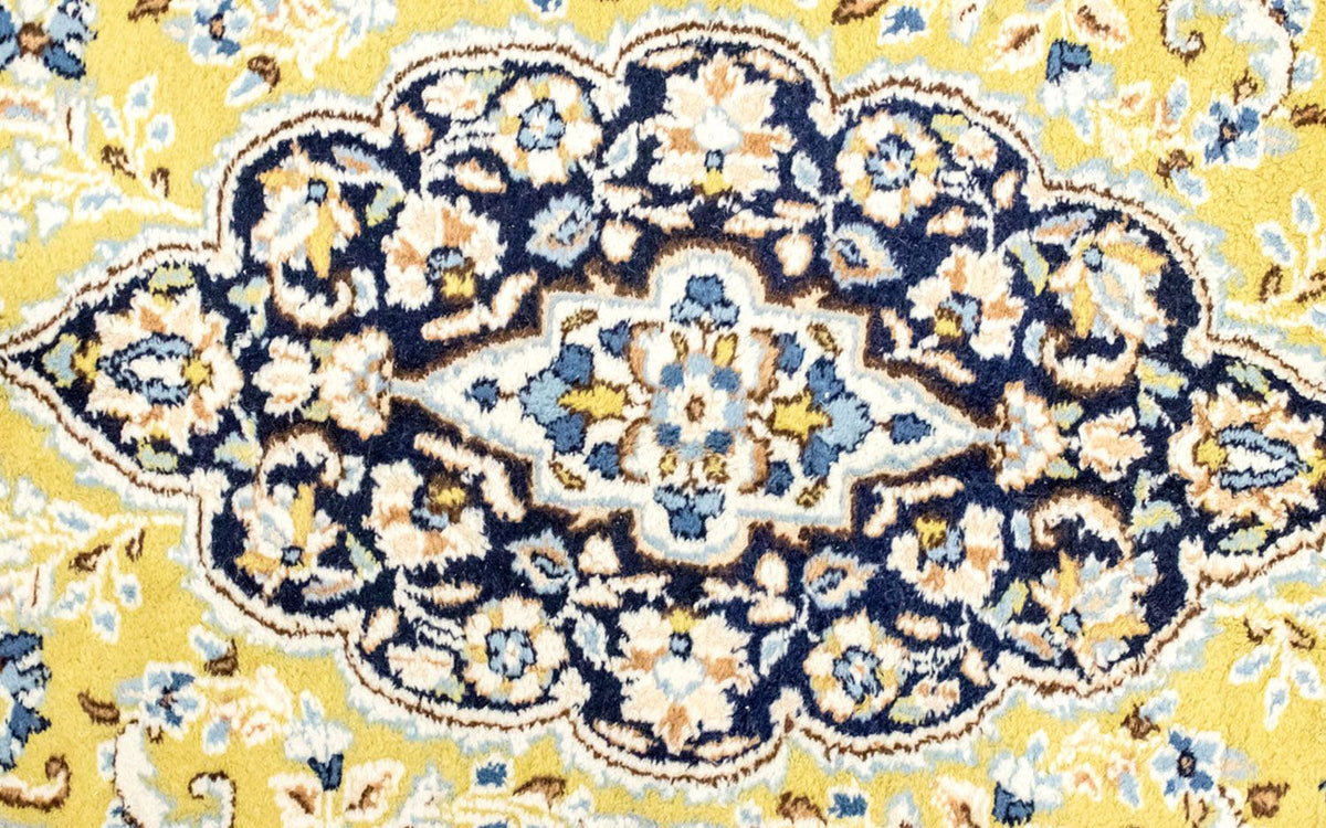 Tapis persan - Nain - Royal - 259 x 151 cm - vert clair