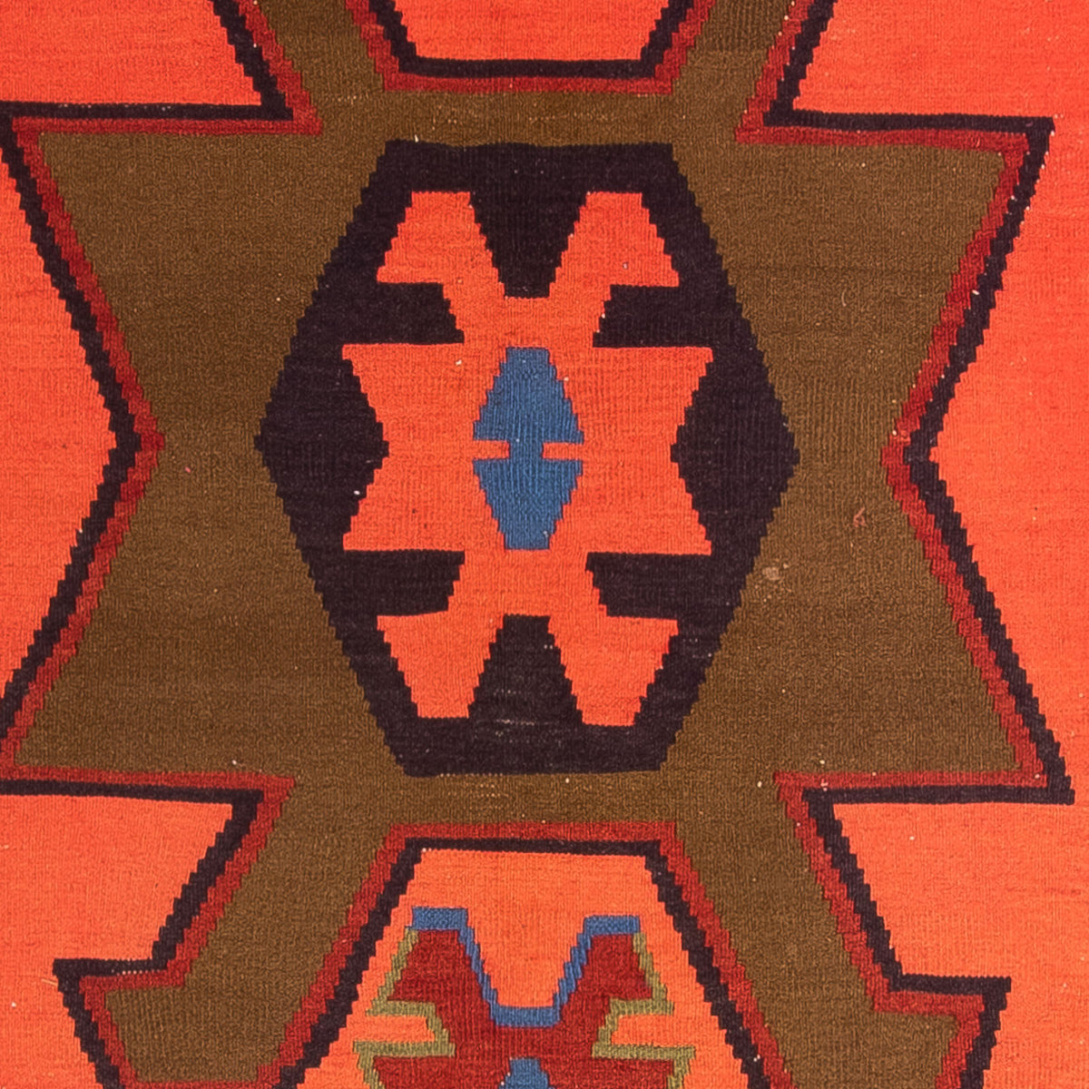 Tapis de couloir Tapis Kelim - Vieux - 335 x 150 cm - multicolore