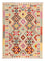 Tapis Kelim - Splash - 204 x 154 cm - multicolore