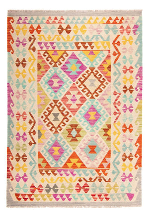 Tapis Kelim - Splash - 178 x 123 cm - multicolore