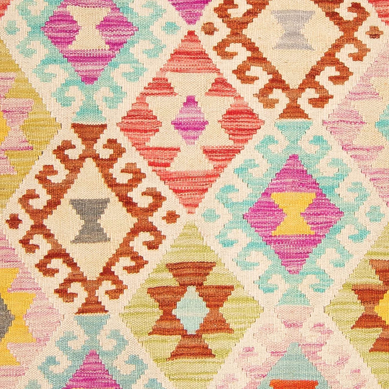 Tapis Kelim - Splash - 178 x 123 cm - multicolore