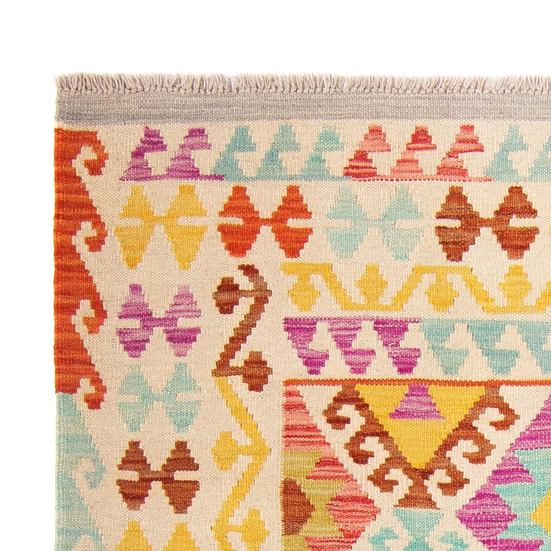 Tapis Kelim - Splash - 178 x 123 cm - multicolore