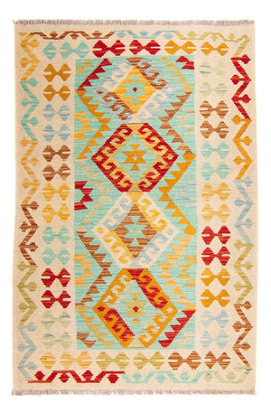 Tapis Kelim - Splash - 152 x 101 cm - multicolore