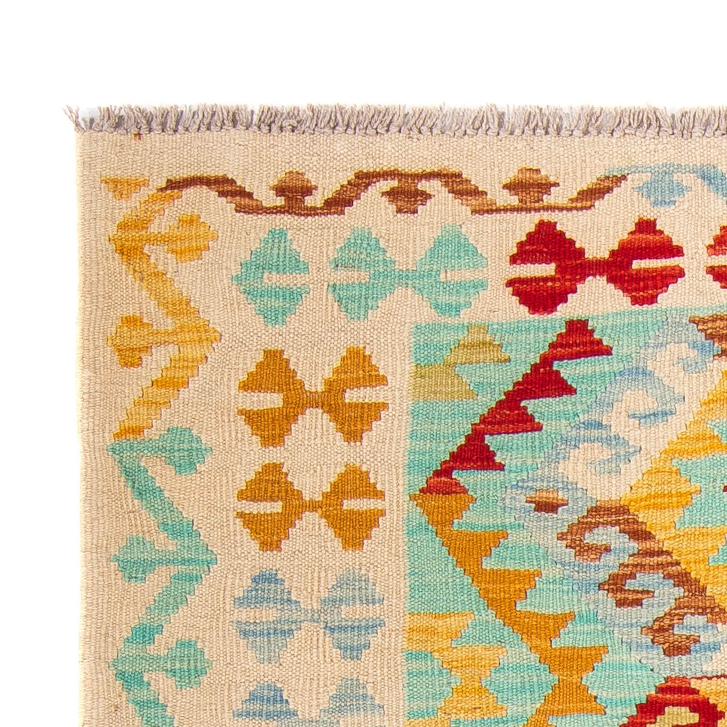 Tapis Kelim - Splash - 152 x 101 cm - multicolore
