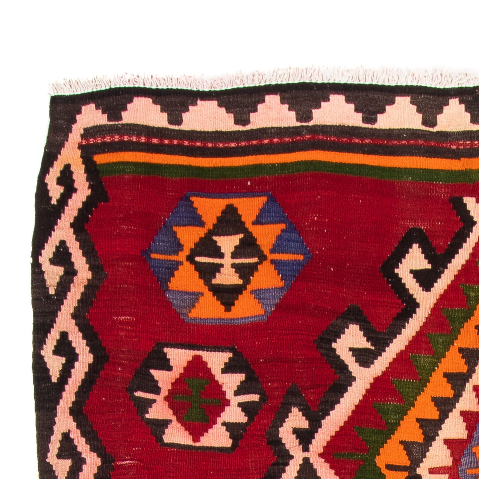 Tapis Kelim - Vieux - 305 x 160 cm - multicolore